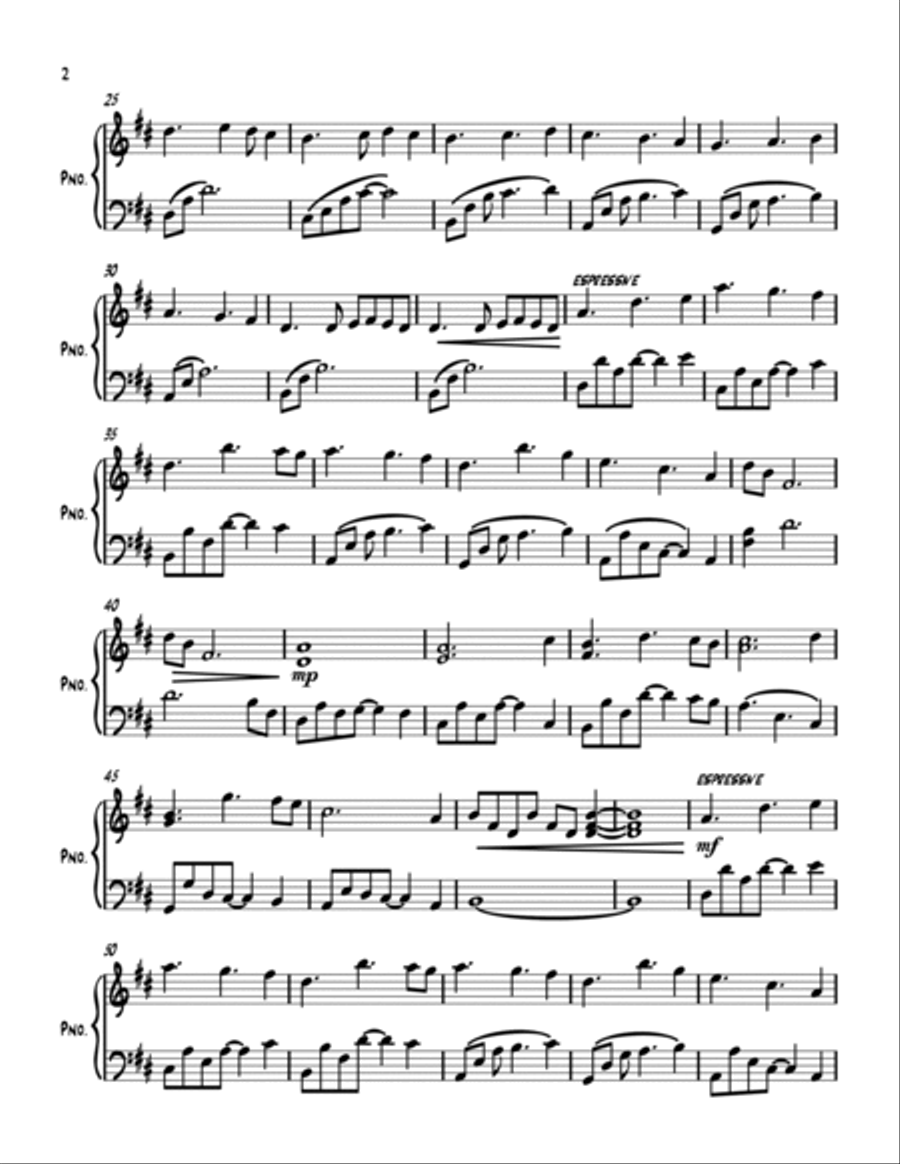Veo / I see Piano Solo scores gallery preview page 2