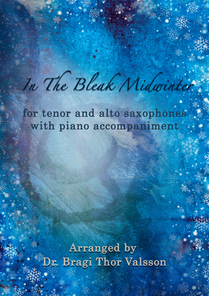 Book cover for In The Bleak Midwinter - Alto and Tenor Saxophones with Piano accompaniment