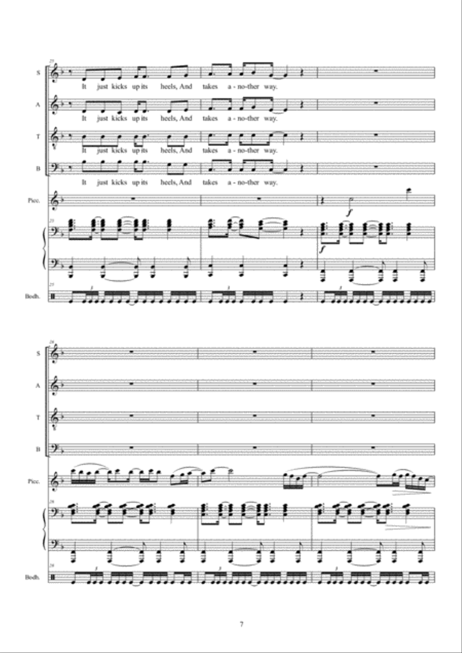 Kicking-Horse River Kicking-Horse River 4-Part scores gallery preview page 7