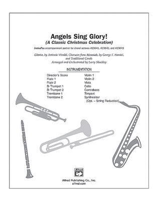 Book cover for Angels Sing Glory! (A Classic Christmas Celebration)