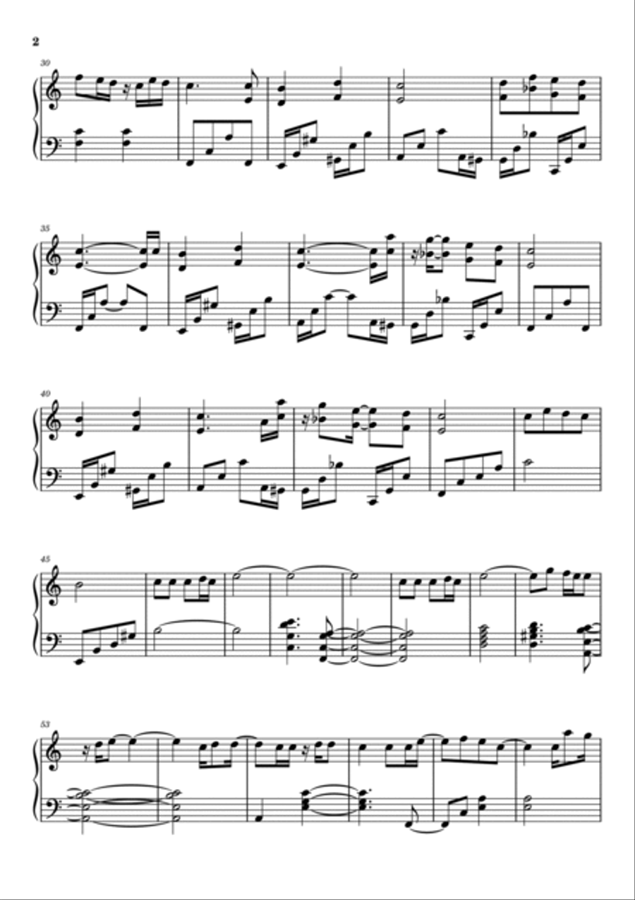 All Things End Piano Solo scores gallery preview page 2