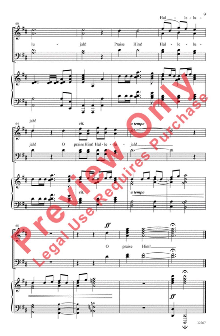 My Soul Finds Rest 4-Part scores gallery preview page 9