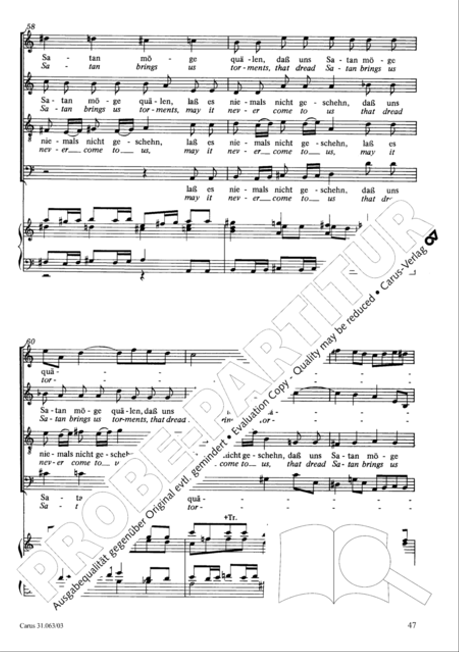 Christians, etch this blessed day (Christen, atzet diesen Tag) 4-Part scores gallery preview page 48