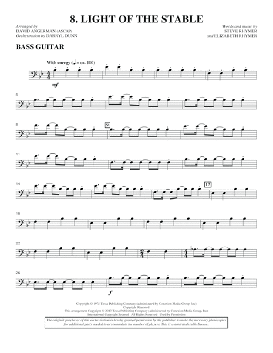 All Is Well - Bass All Is Well - Bass Choir scores gallery preview page 8