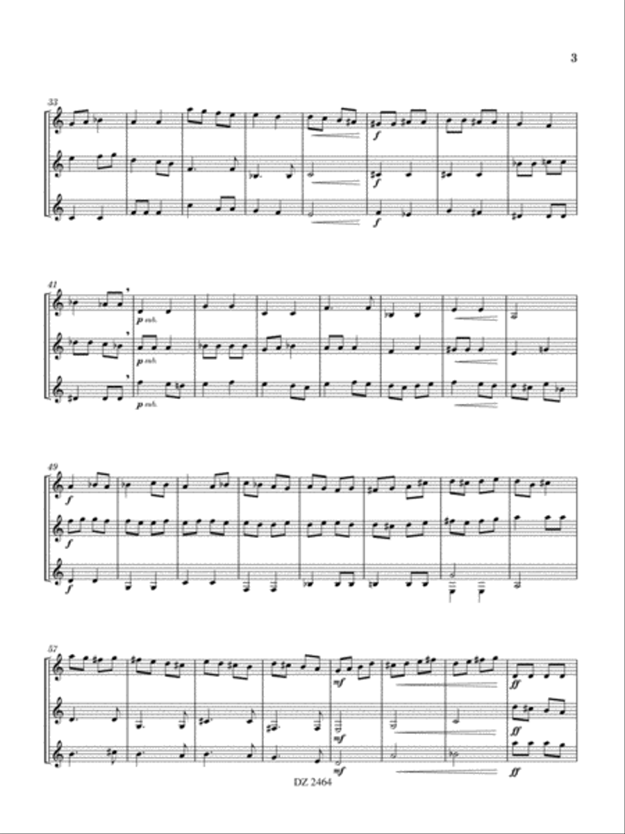 Gemello Guitar Ensemble scores gallery preview page 3