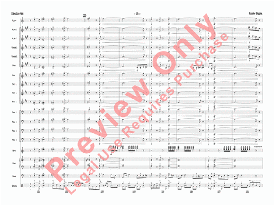 Party Peeps Jazz Ensemble scores gallery preview page 16