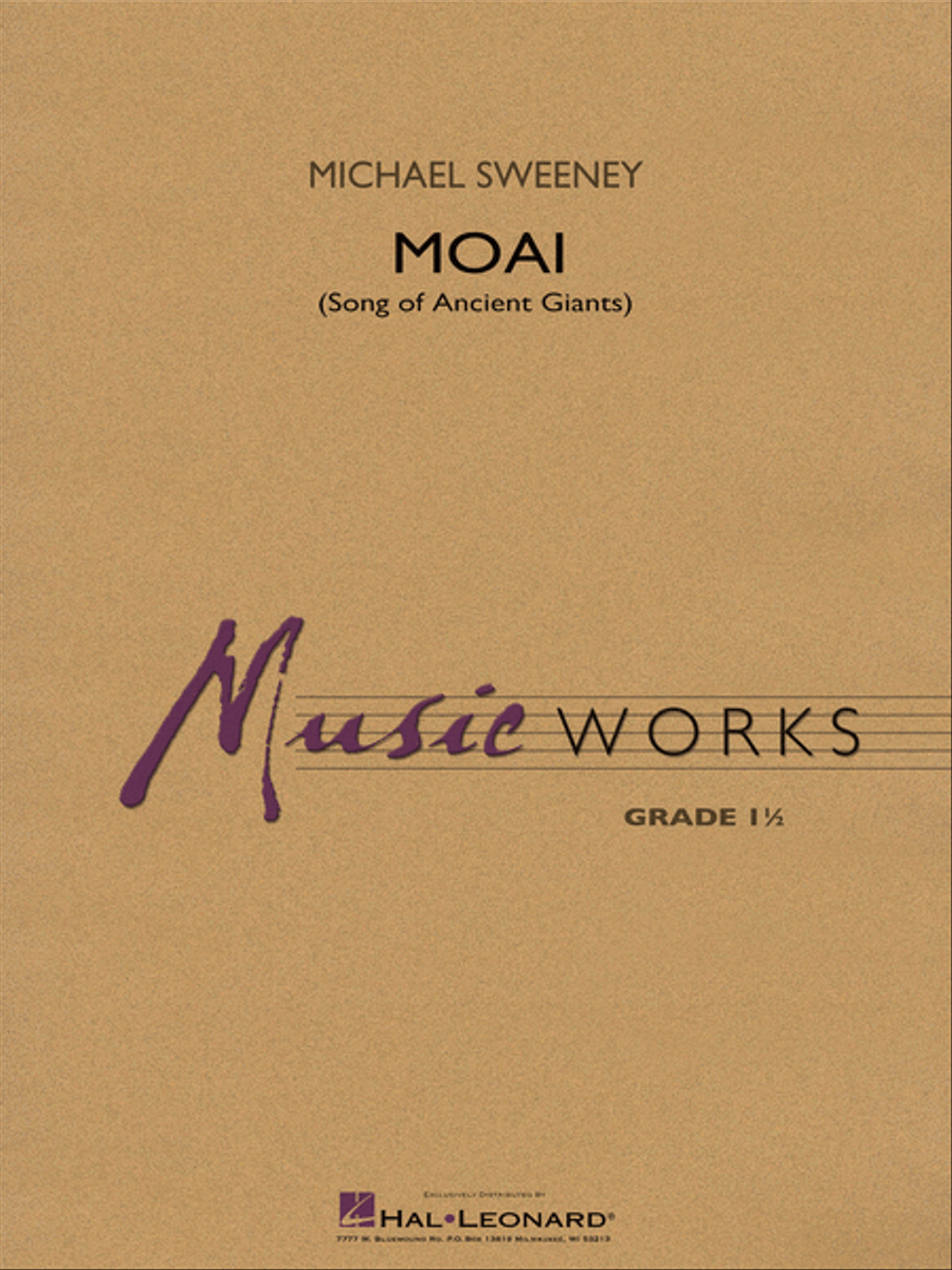 Moai (Song of Ancient Giants) Concert Band scores gallery preview page 1
