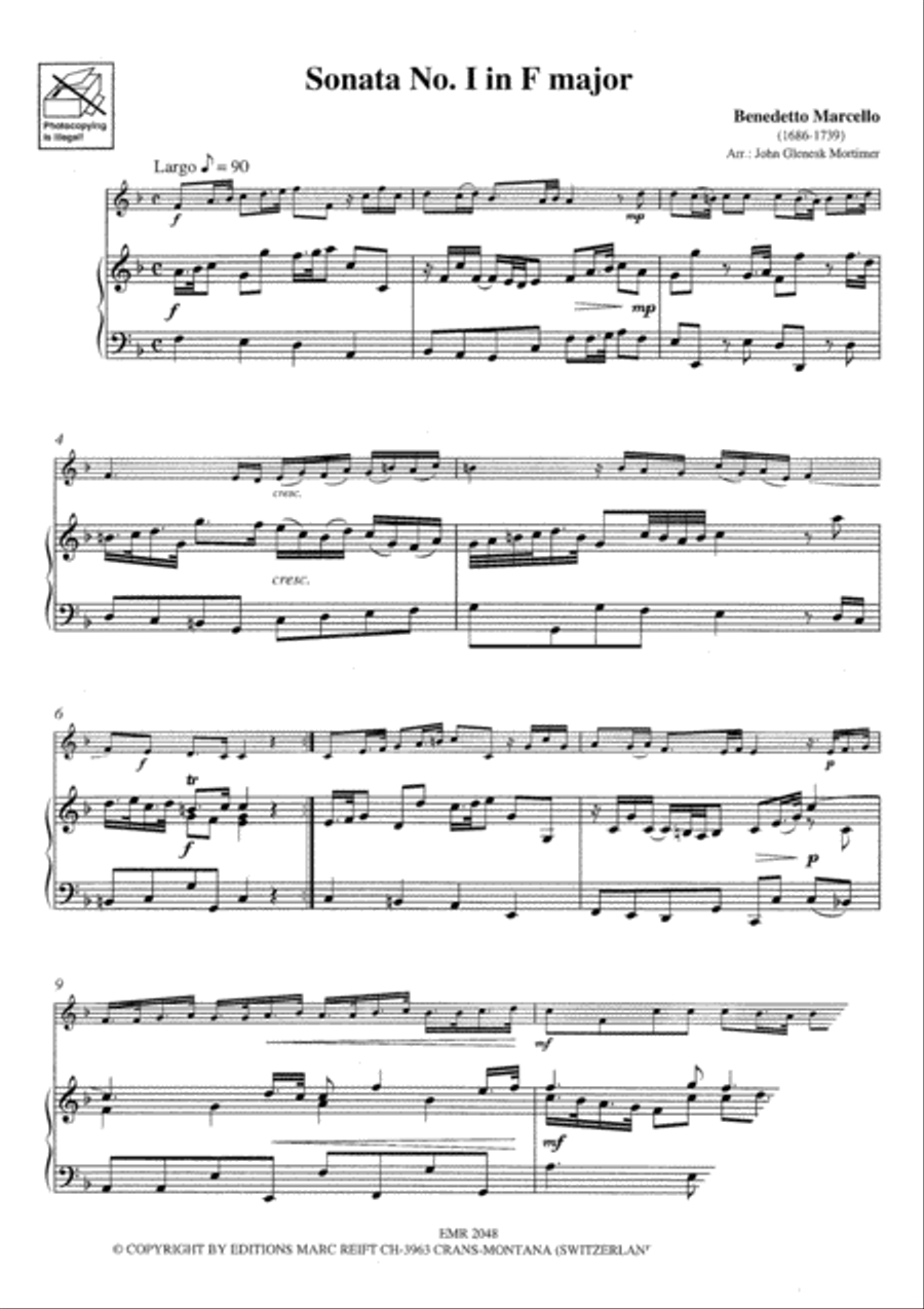 6 Sonatas Alto Saxophone scores gallery preview page 3