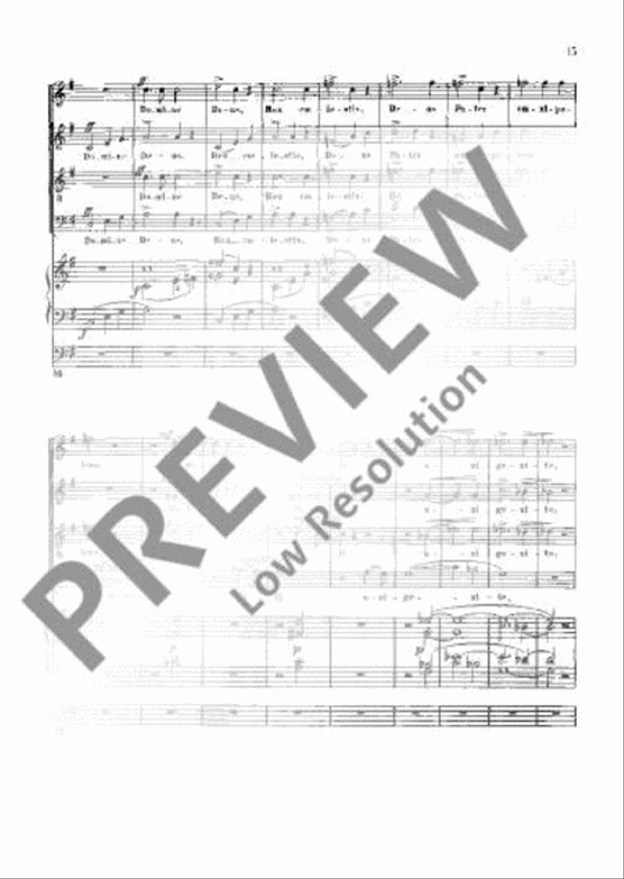 Missa choralis Missa choralis 4-Part scores gallery preview page 16