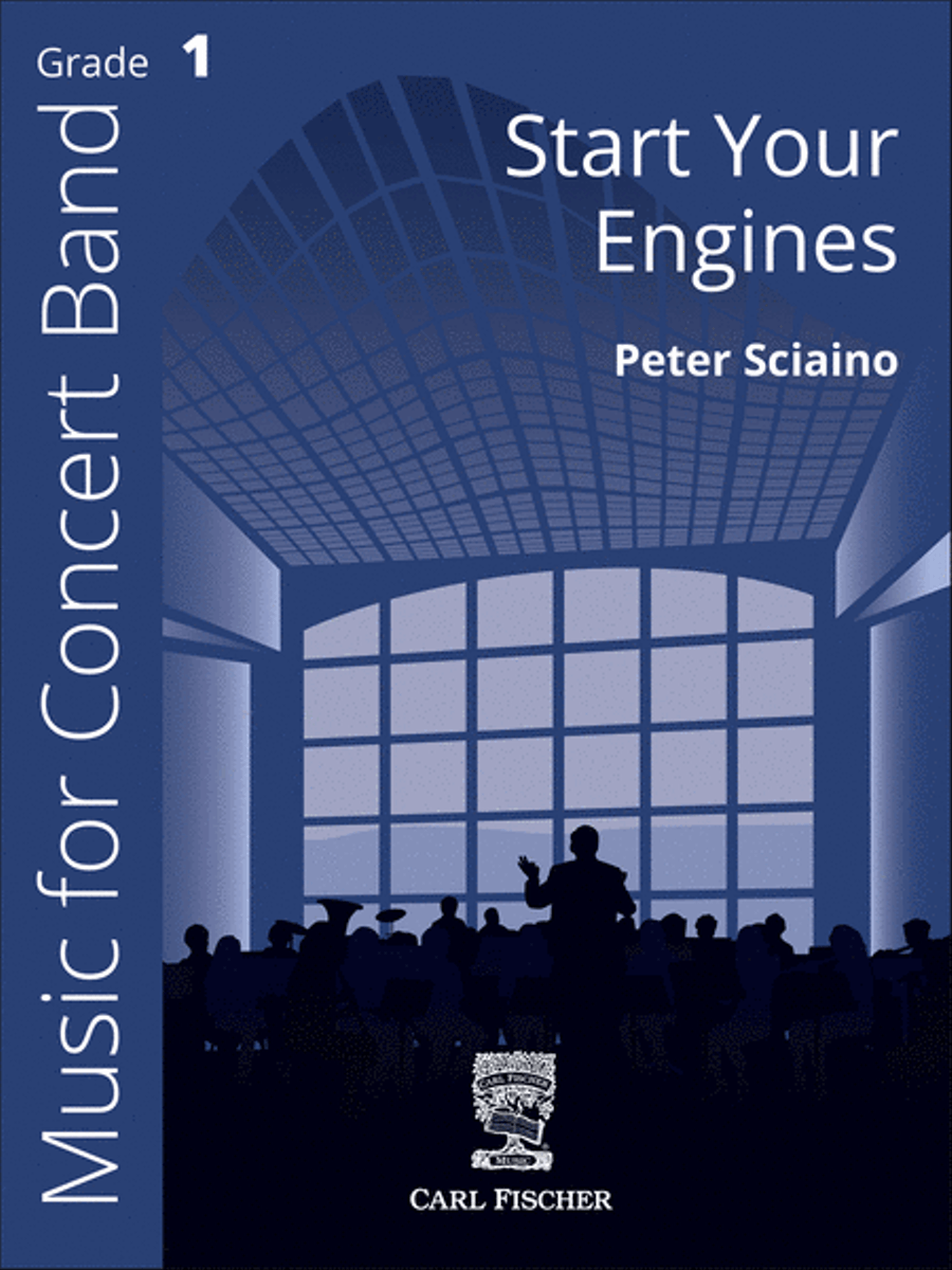Start Your Engines Concert Band scores gallery preview page 1