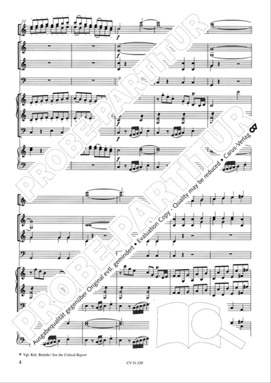 Sonata in C major Orchestra scores gallery preview page 5