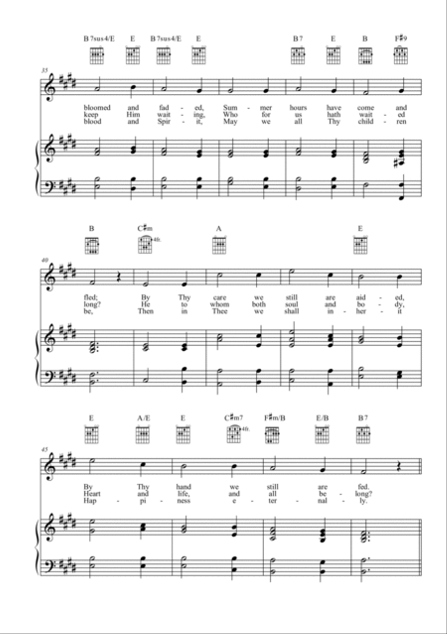 New Year's Hymn New Year's Hymn Soprano Voice scores gallery preview page 3