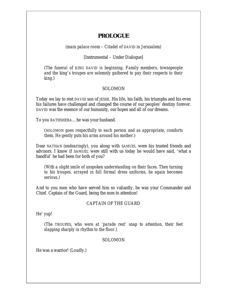The Kings: LIBRETTO Voice scores gallery preview page 4