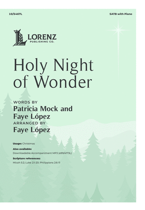 Book cover for Holy Night of Wonder