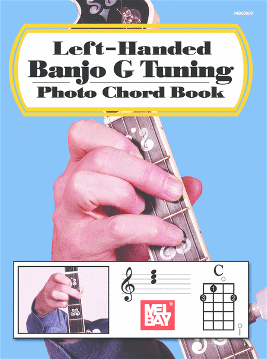 Left-Handed Banjo G Tuning Photo Chord Book