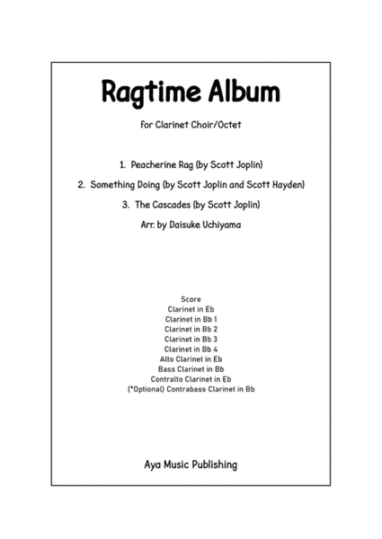 Ragtime Album by Scott Joplin (Clarinet Choir/Octet) image number null