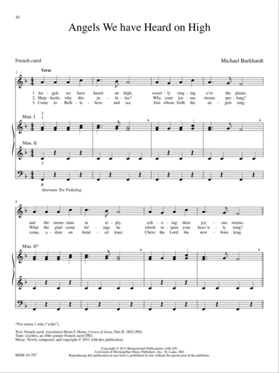 Easy Hymn Accompaniments for Organ Organ Solo scores gallery preview page 7