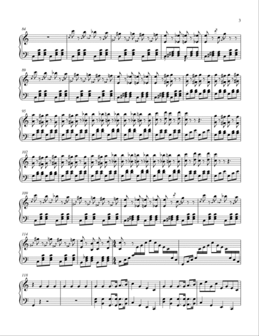 Spring Piano Solo scores gallery preview page 3