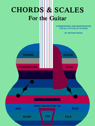 Book cover for Guitar Chord & Scale Book Chord & Scales for Guitar