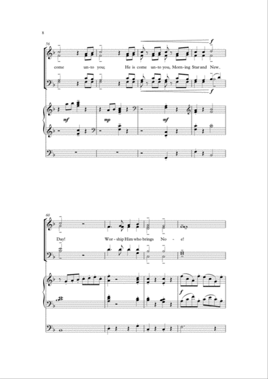 Noe! Noe! Noe! Noe! 4-Part scores gallery preview page 4