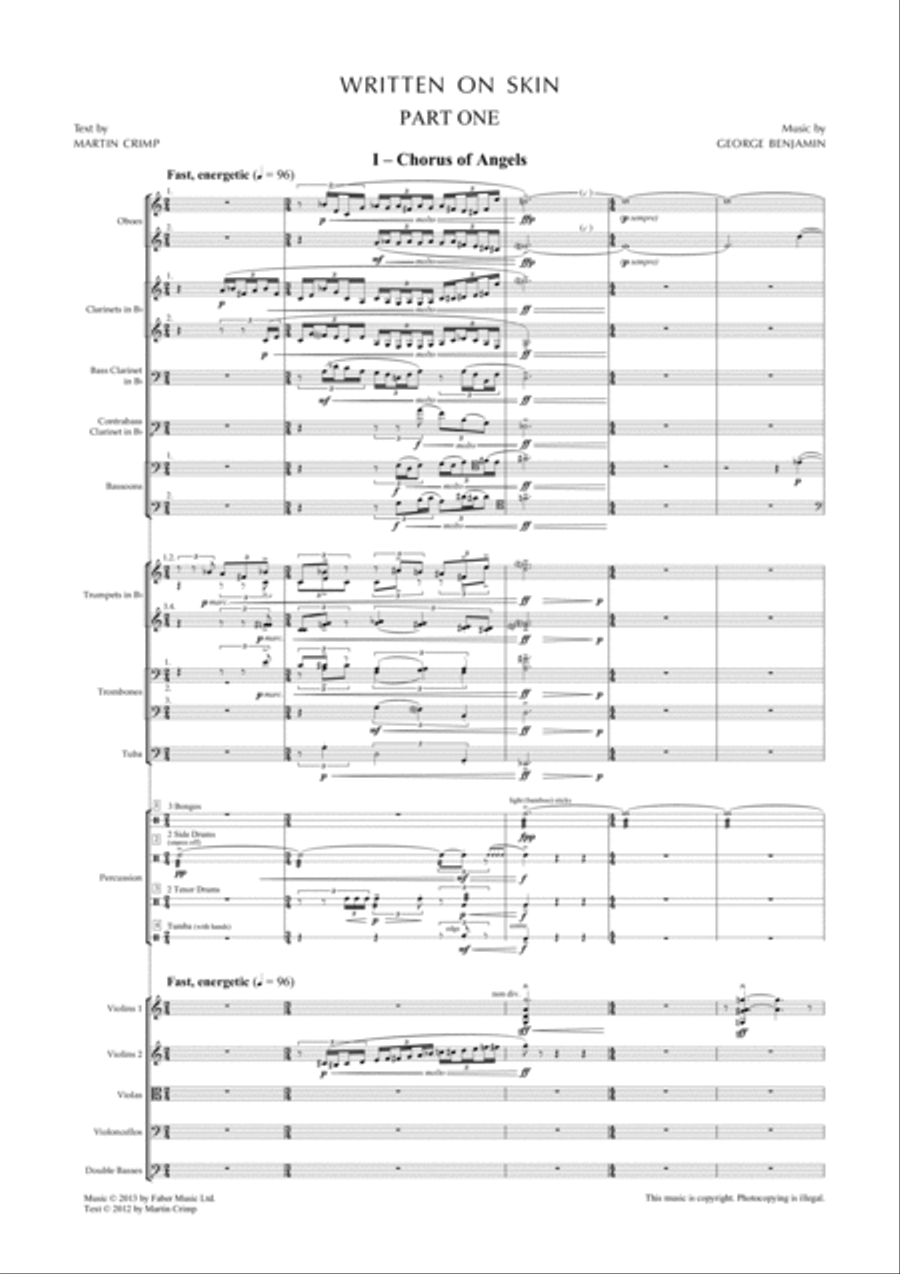 Written on Skin Voice scores gallery preview page 2