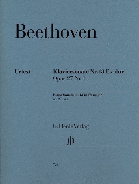 Ludwig van Beethoven : Piano Sonata in E-flat Major, Op. 27, No. 1