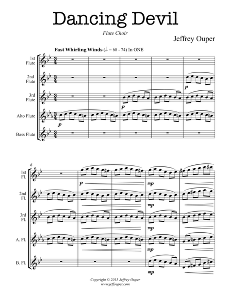 Dancing Devil (flute choir) image number null