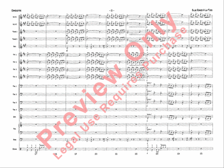 Blue Rondo a la Turk Jazz Ensemble scores gallery preview page 18