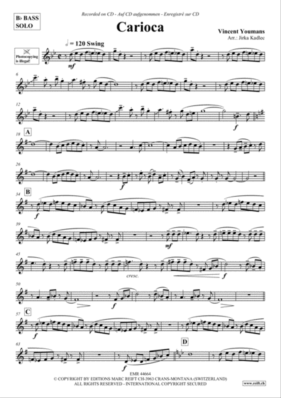 Carioca Piano Accompaniment scores gallery preview page 2