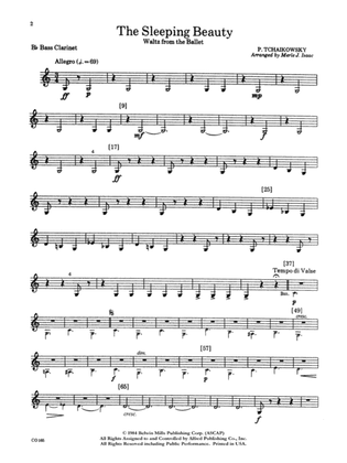 Sleeping Beauty (Waltz from the Ballet): B-flat Bass Clarinet
