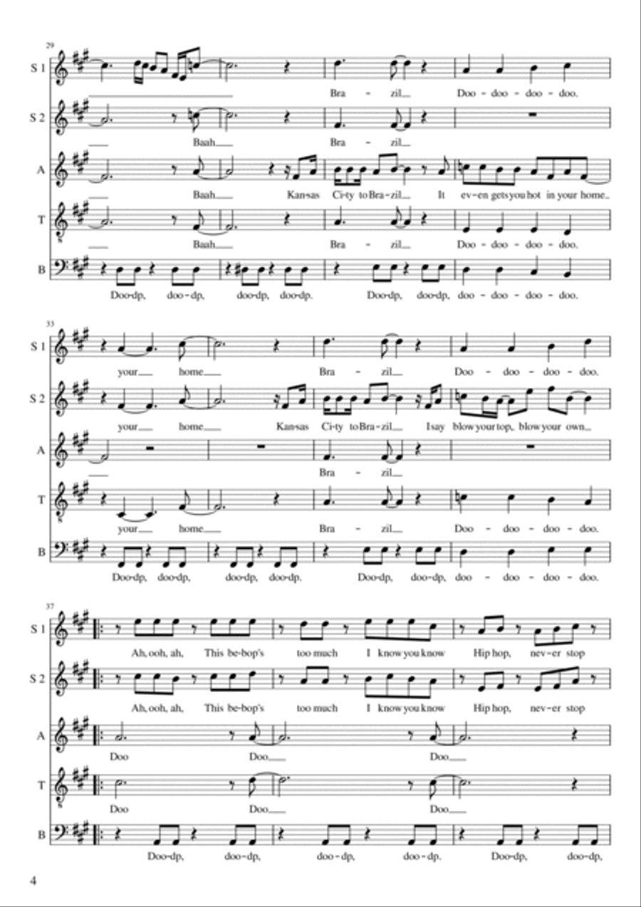 Soul Food To Go (sina) A Cappella scores gallery preview page 4