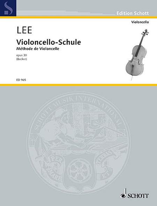 Book cover for Cello Method Op. 30