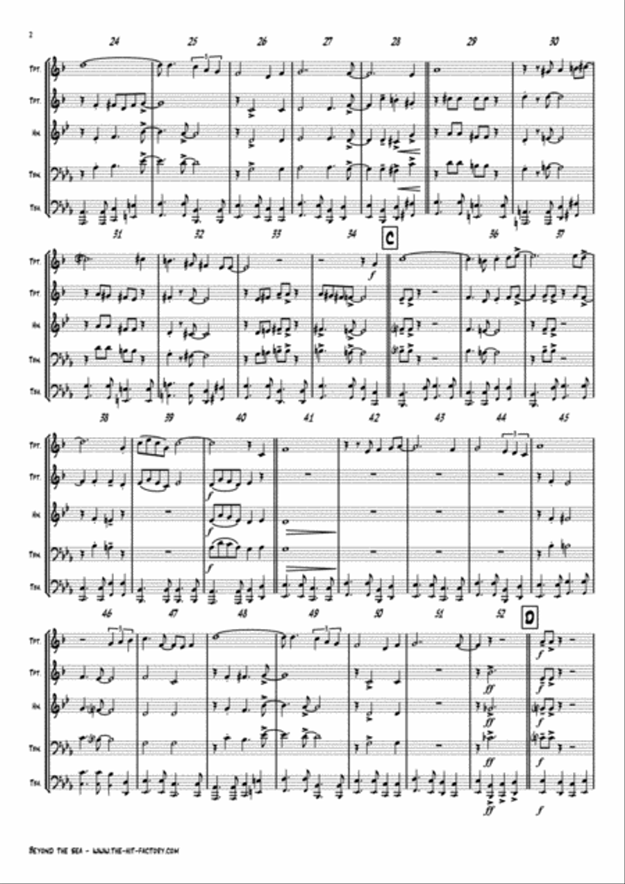 Beyond The Sea Horn scores gallery preview page 2