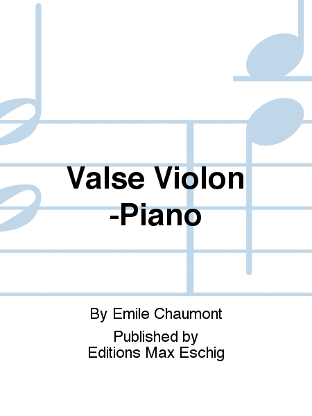 Valse Violon -Piano