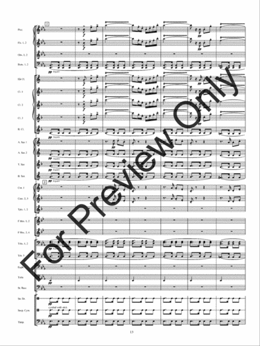 Inglesina The Little English Girl (Score) Concert Band scores gallery preview page 16