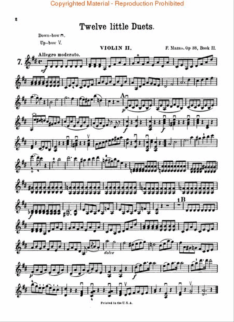 12 Little Duets, Op. 38 – Book 2 String Duet scores gallery preview page 4