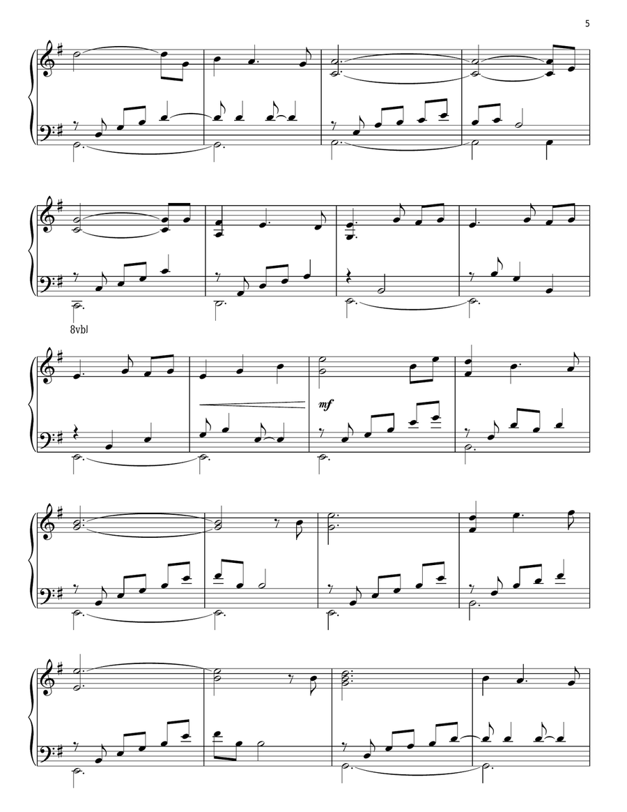 Piano Fantasy Piano Fantasy Piano Solo scores gallery preview page 5