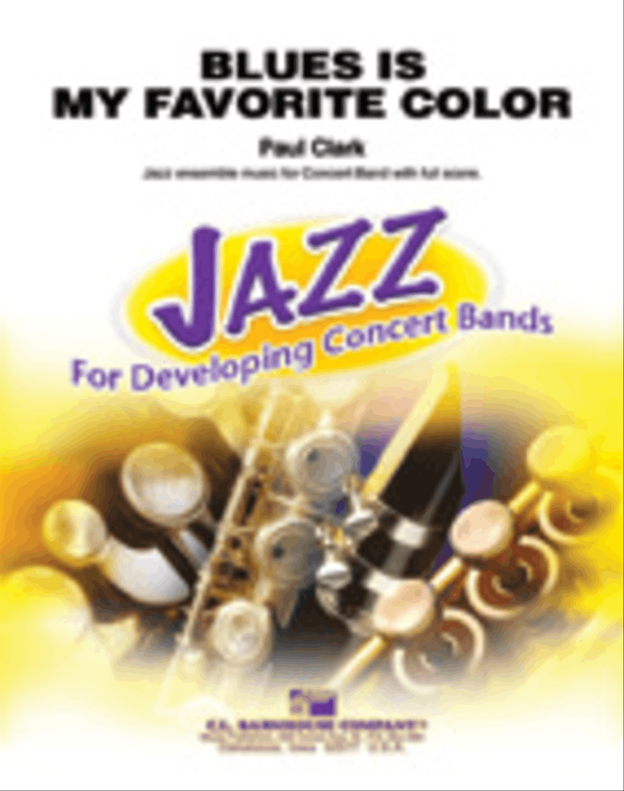 Blues Is My Favorite Color Concert Band scores gallery preview page 1