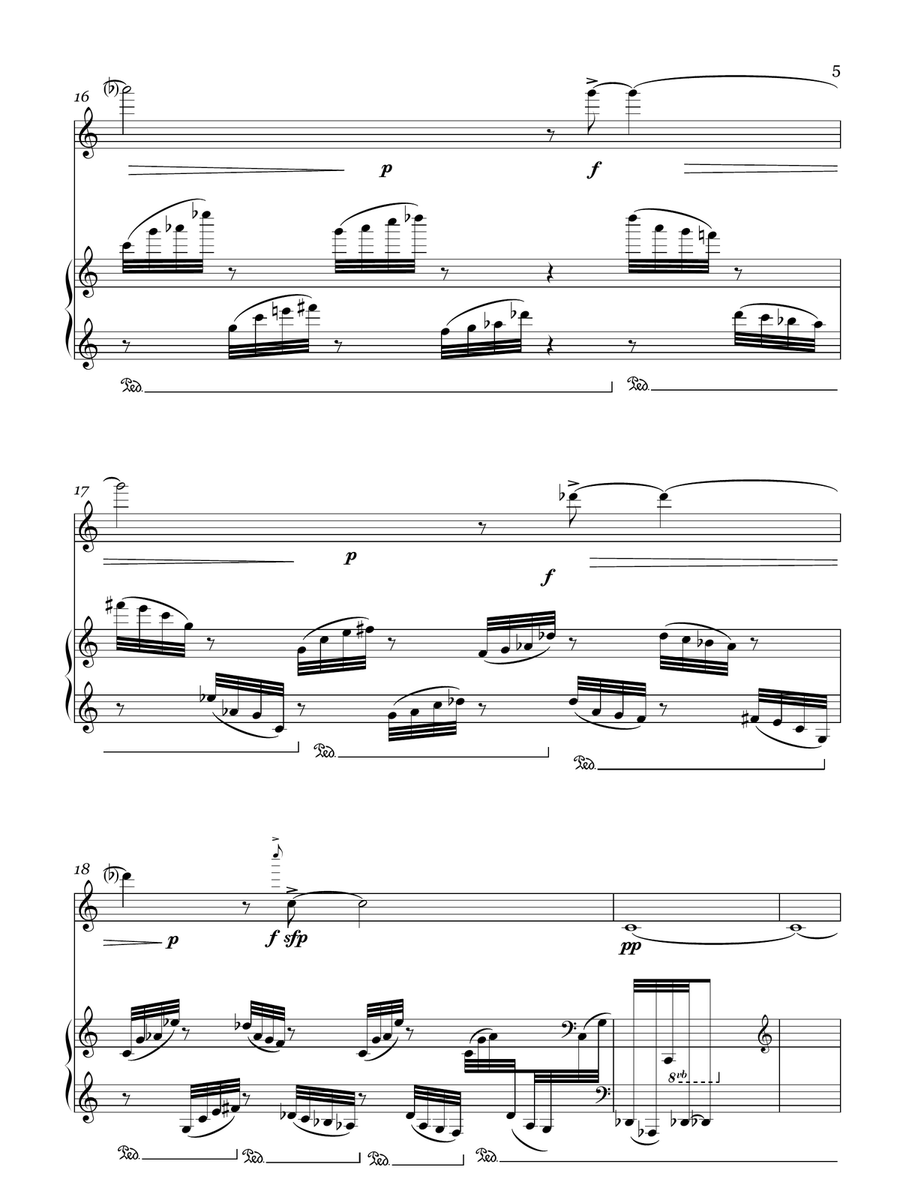 Objets Trouvés for flute and piano Woodwind Duet scores gallery preview page 6