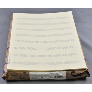 Book cover for Music manuscript paper 8 staves