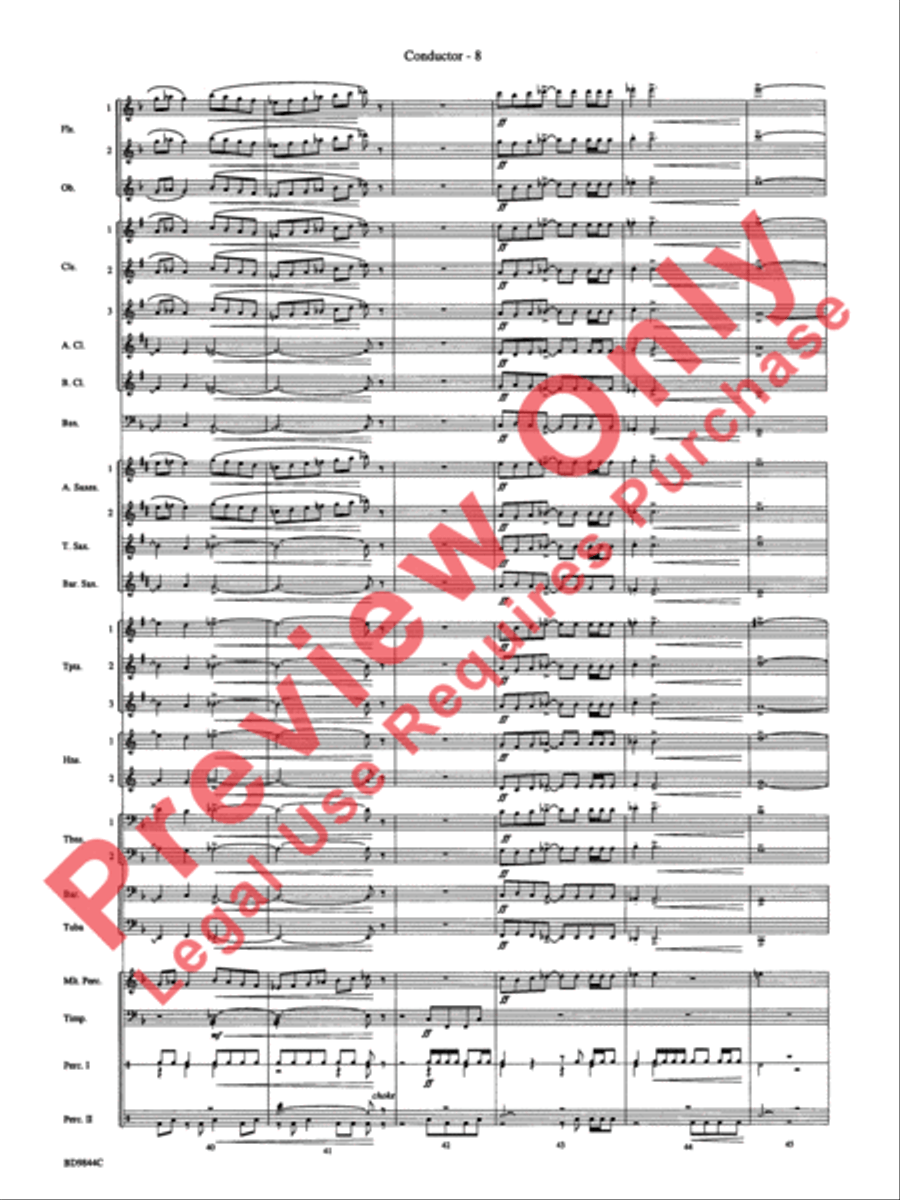 Alliance Concert Band scores gallery preview page 11
