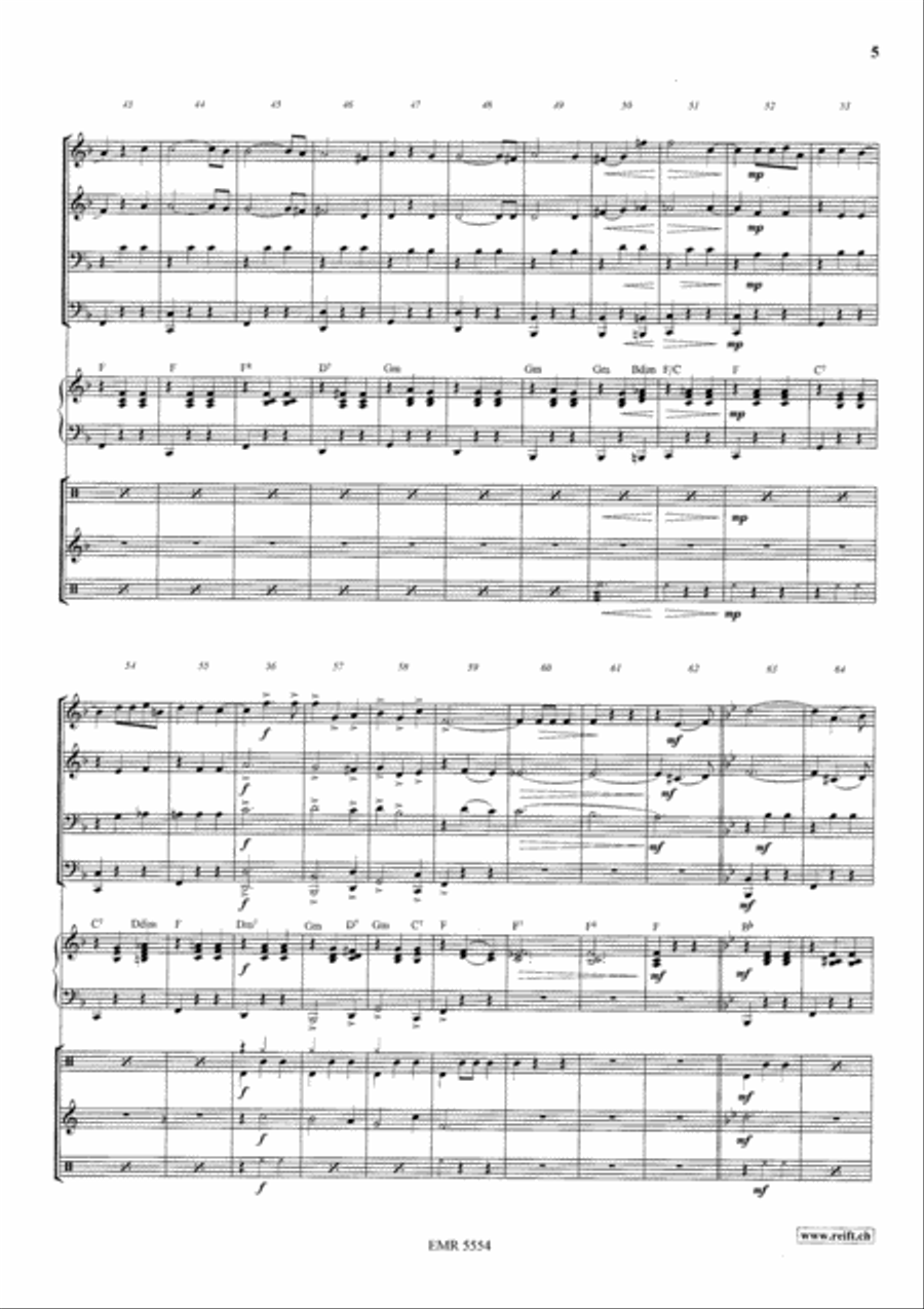 Wiener Medley Wiener Medley Brass Ensemble scores gallery preview page 5