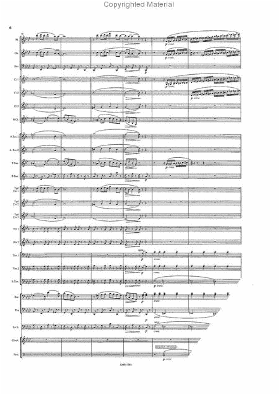 Michelle Michelle Concert Band scores gallery preview page 6
