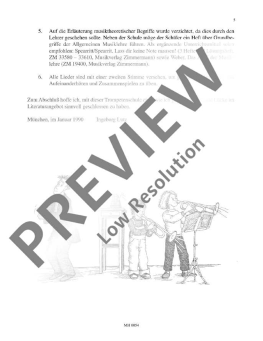 Meine erste Trompetenschule Cornet scores gallery preview page 6