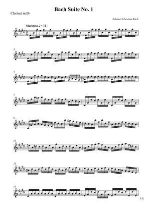 Bach Suite No. 1