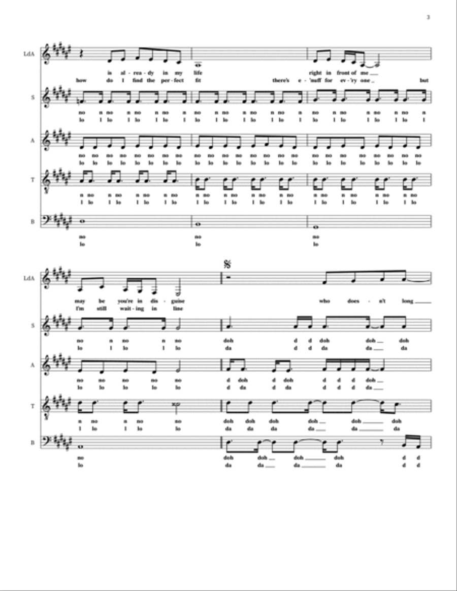 Soulmate Choir scores gallery preview page 3