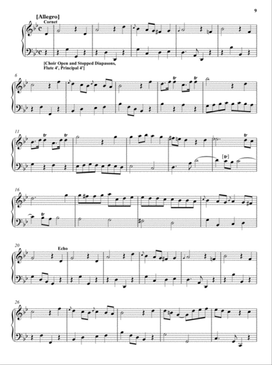 18th-century English Organ Music, Volume 1 Organ Solo scores gallery preview page 5
