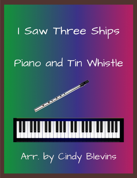 I Saw Three Ships, Piano and Tin Whistle (D) image number null