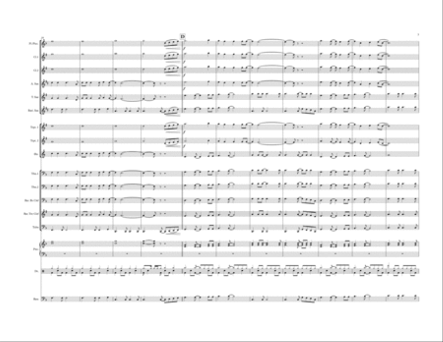Sweet Child O' Mine Sweet Child O' Mine Marching Band scores gallery preview page 3