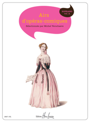 Book cover for Airs d'operas comiques - Volume A